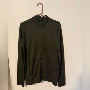 lululemon athletica Men's Olive Green Zip-Up Jacket